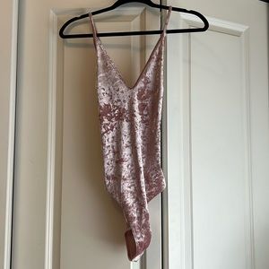 Velvet Pink Bodysuit